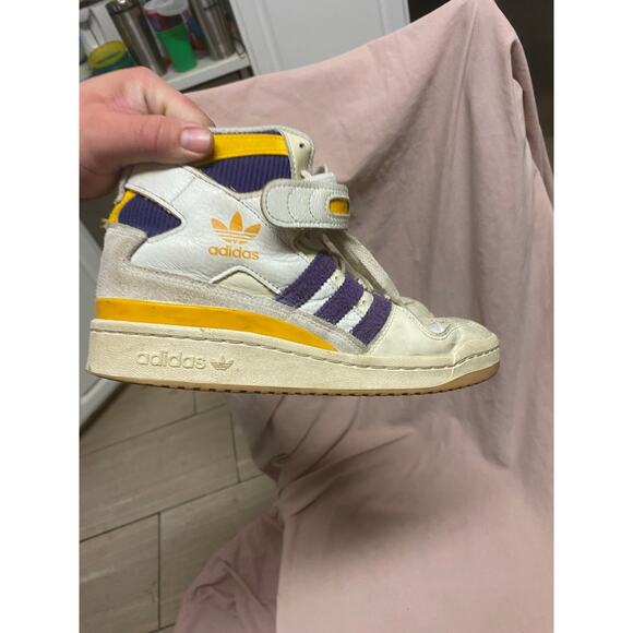Adidas Forum 84 High Lakers GX9054 Men’s US Size 8 High Top Sneaker main image 6